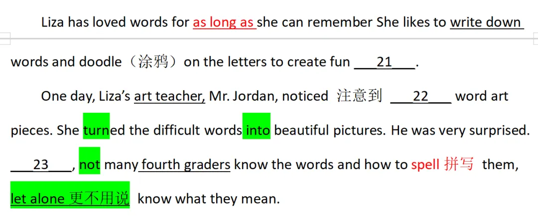 河南中考英语 22 完形填空 第2张