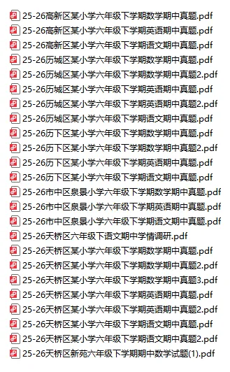 2026济南各区1-6年级下册期中真题最新汇总! 第7张
