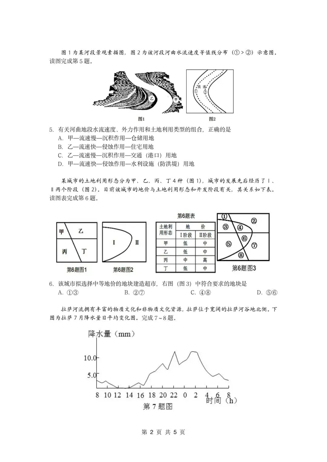 真题分析(一)2013年浙江高考地理试题(原卷+解析) 第2张