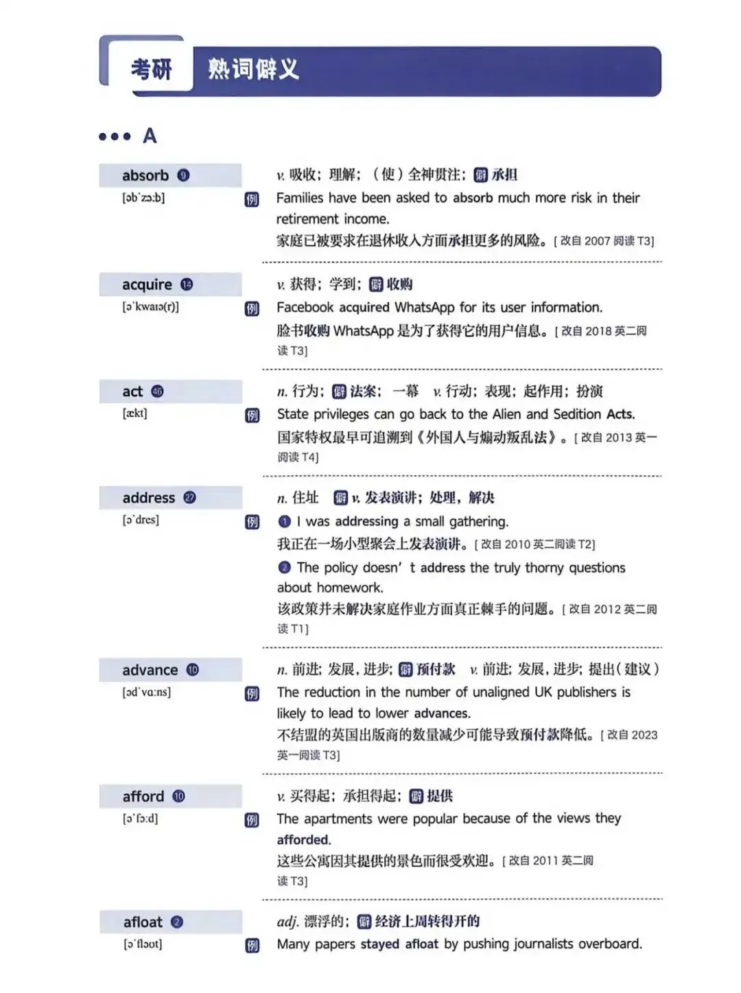 考研英语熟词僻义系列(一)|破解真题中的“熟悉陌生词” 第2张