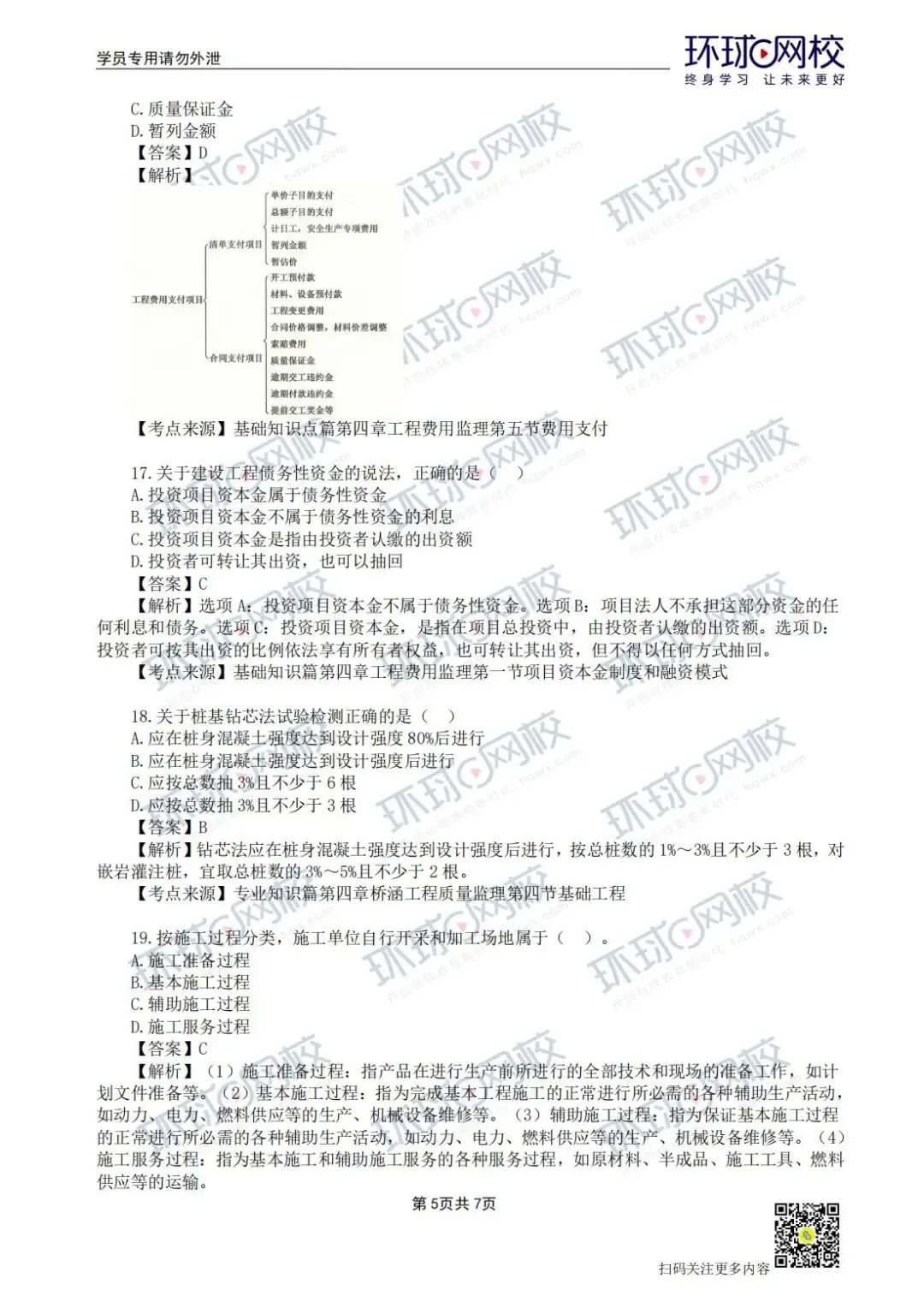 【法规+三控超全更新版】2026年监理真题答案解析来了! 第18张