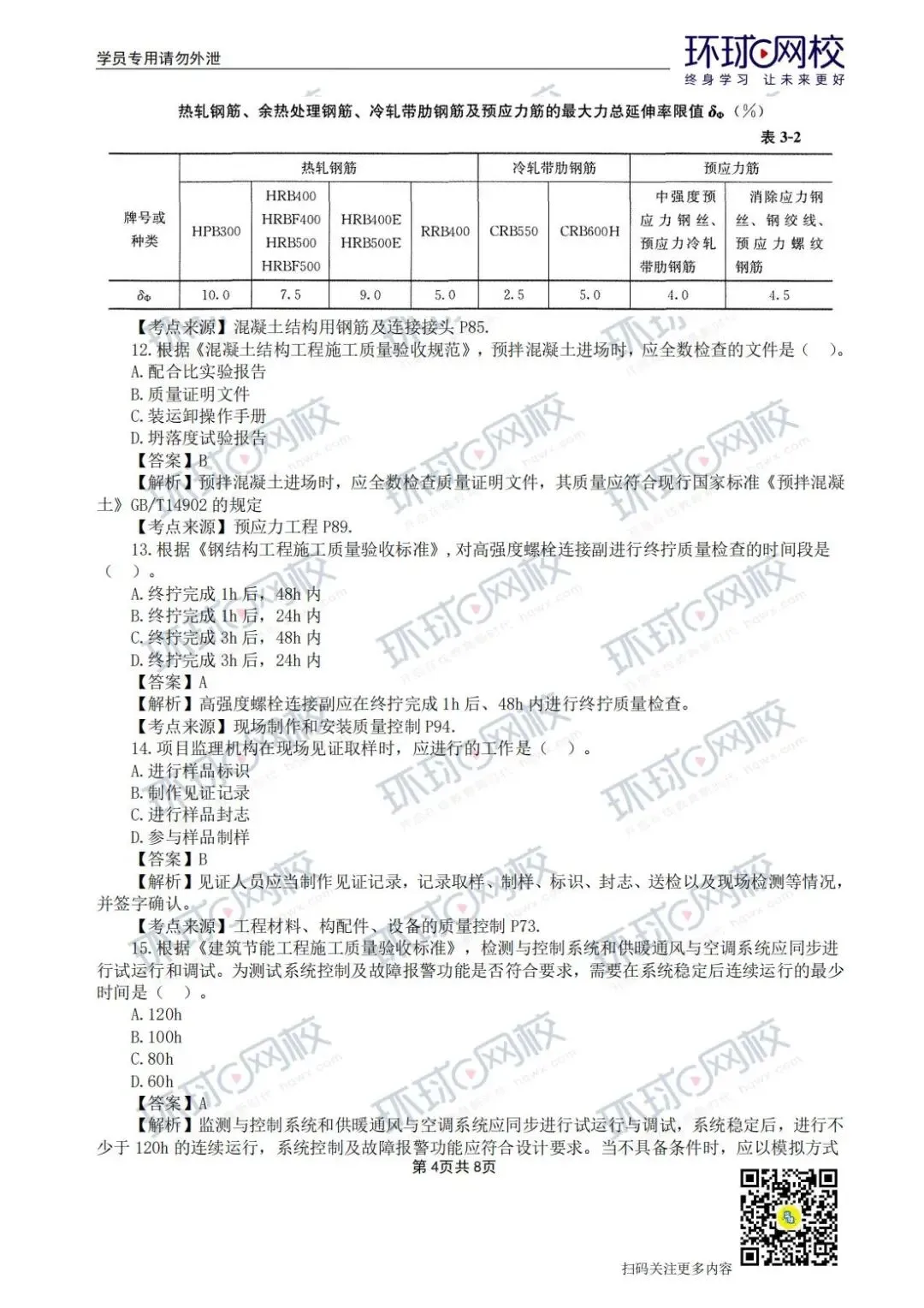 【法规+三控超全更新版】2026年监理真题答案解析来了! 第52张