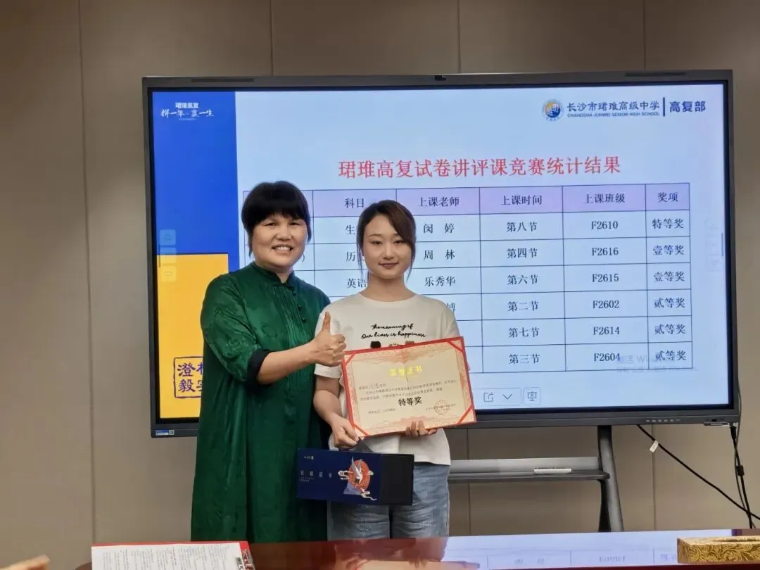 聚焦试卷讲评,深耕高效课堂 ——珺琟高复部2026届试卷讲评课赛课活动纪实-第6张图片-四季读书网