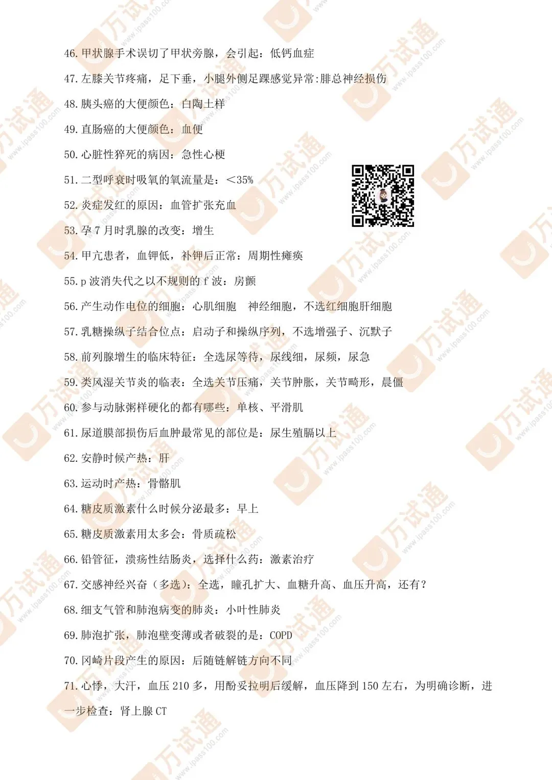 【西医综合真题对答案】2026年同等学力临床医学西医综合对答案估分-第3张图片-四季读书网