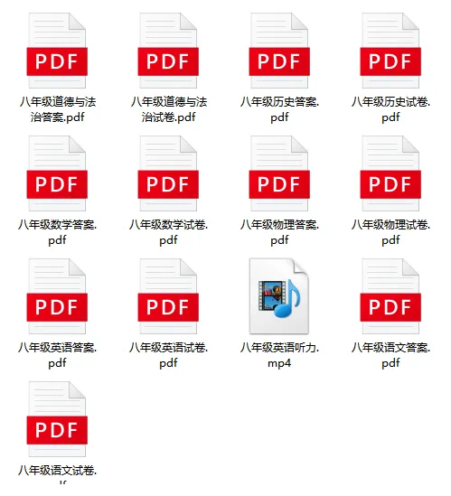 【晋升学】最新八年级期末试卷和答案 第3张