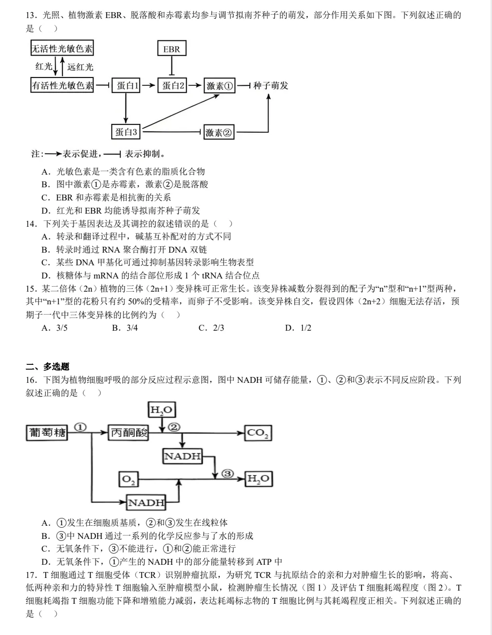 2025辽宁高考真题+答案,含历年真题集,超全!(PDF完整版下载) 第6张