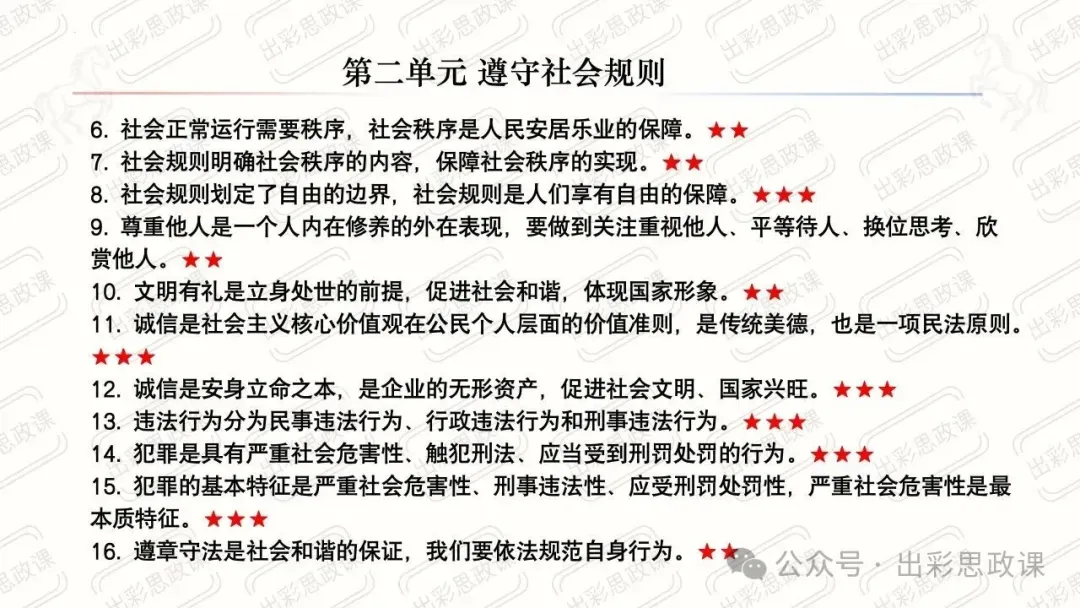 【2026中考怎么考?】2026年中考道德与法治高频易混及核心知识点专题复习(前后附:课件+讲义下载链接) 第32张