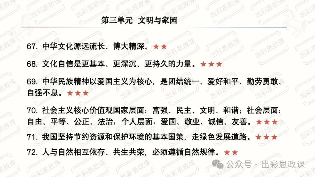 【2026中考怎么考?】2026年中考道德与法治高频易混及核心知识点专题复习(前后附:课件+讲义下载链接) 第69张