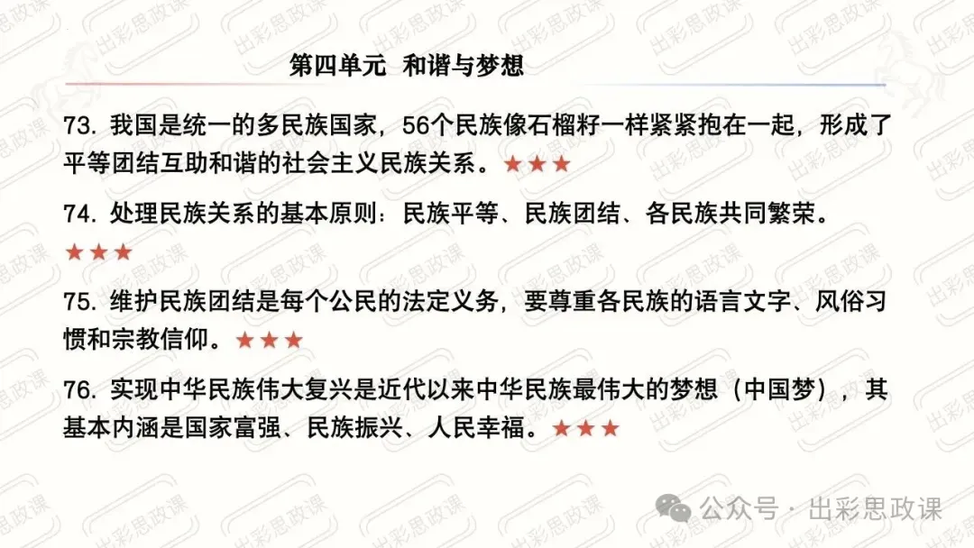 【2026中考怎么考?】2026年中考道德与法治高频易混及核心知识点专题复习(前后附:课件+讲义下载链接) 第73张