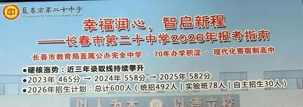 重磅!2026长春高中招生计划+中考新政全解析 第31张