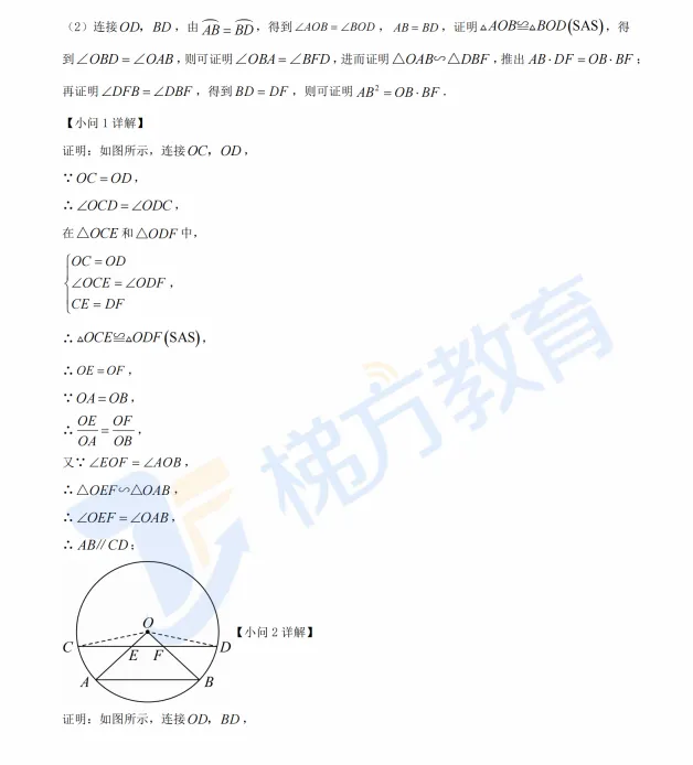 【好题狂刷】上海中考数学知识框架梳理+真题汇编 第7张