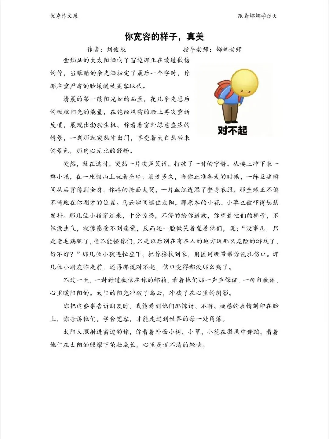 中考系列—你___的样子,真美! 第4张