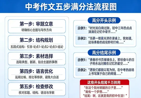 中考语文精准提分攻略:最后30天,这样复习至少再提20分! 第7张