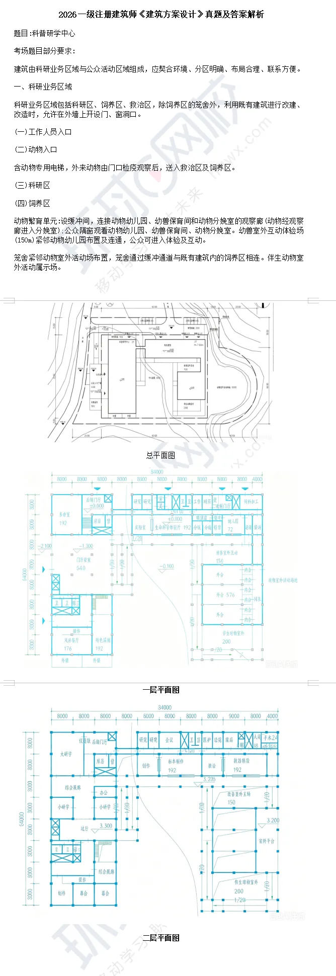 2026一级建筑师真题及答案(5.16-17日四科全),考完的都在对答案! 第2张