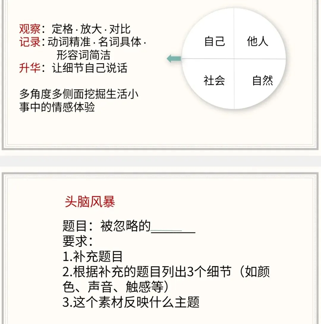 中考记叙文之选材攻略 第8张