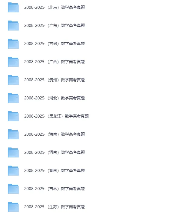 语文/数学/英语等全科全国历年高考真题试卷+答案,PDF可下载打印 第3张
