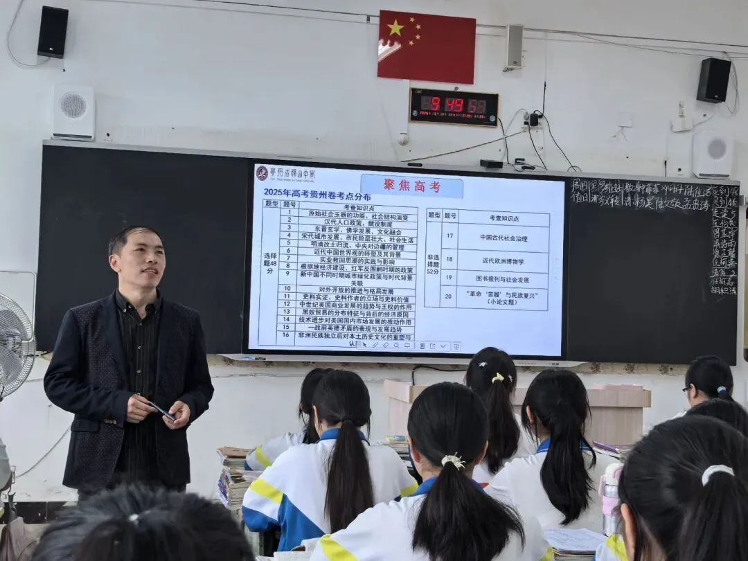 深耕真题明方向 精准备考提效能 ——独山县高中历史名师工作室在我校开展2027届高考一轮复习备考研讨活动 第5张