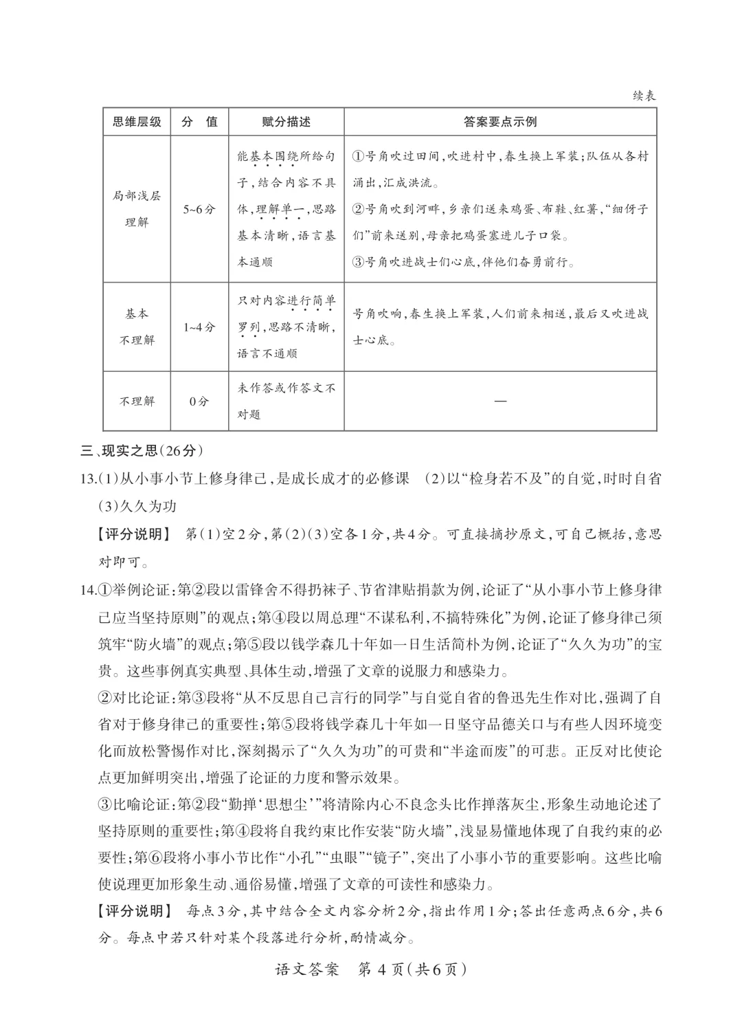 模考新卷 | 2026山西中考模拟试题(三) 第14张
