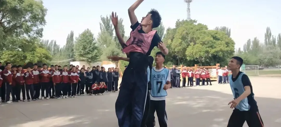 中考赋能 青春飞扬 —— 库车市伊西哈拉镇中学九年级校园篮球赛圆满落幕 第4张