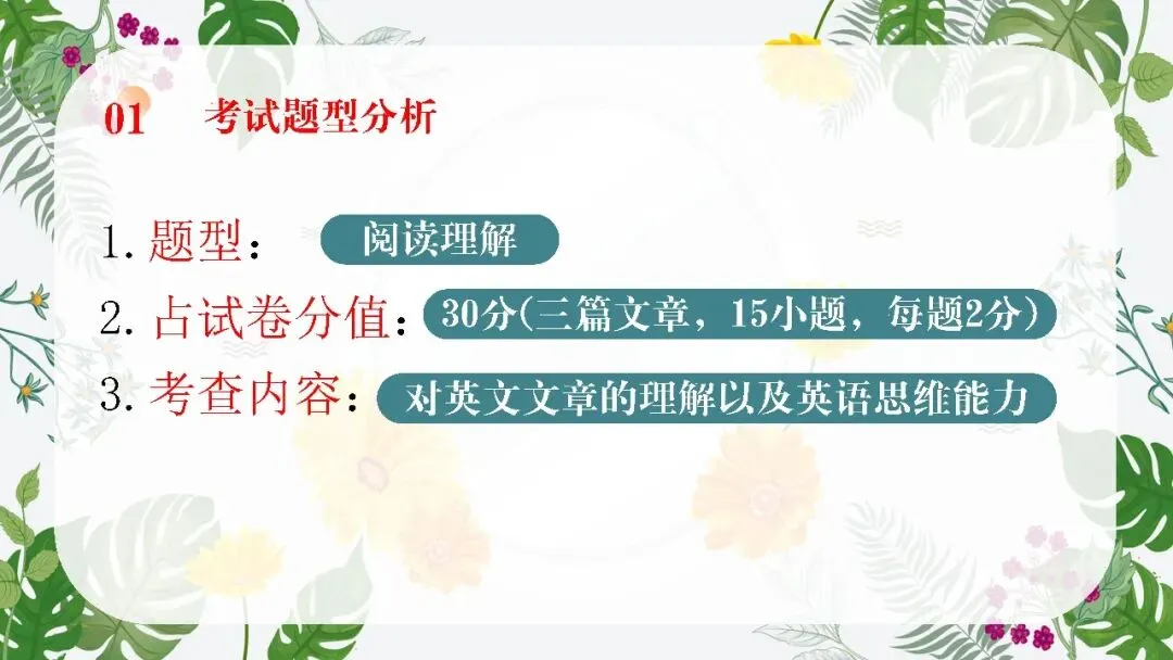 中考英语阅读理解专题复习这样讲太哇塞了! 第3张
