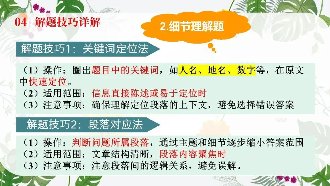中考英语阅读理解专题复习这样讲太哇塞了! 第21张