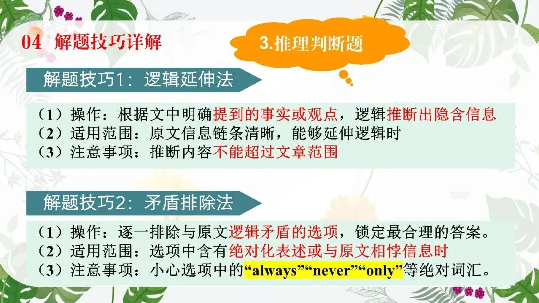 中考英语阅读理解专题复习这样讲太哇塞了! 第27张