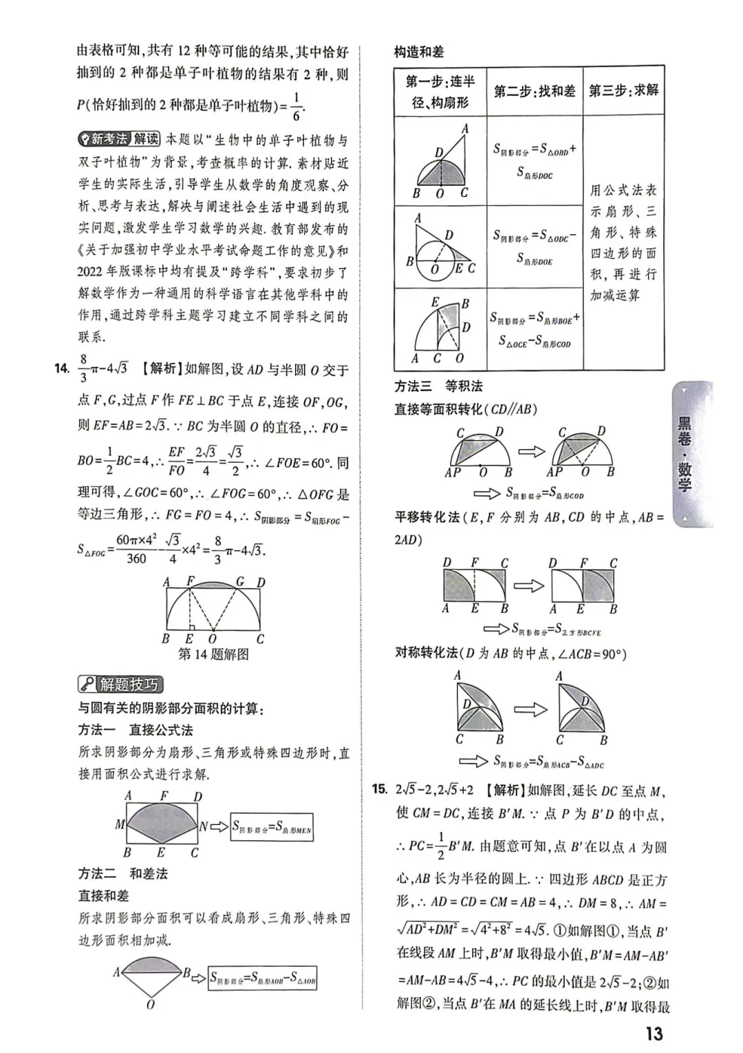 【试卷分享】2026河南黑白卷数学试卷及答案 第8张