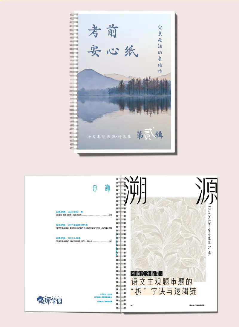 新品上线|考前语文安心纸:语文真题溯源精选集·第2辑 第4张