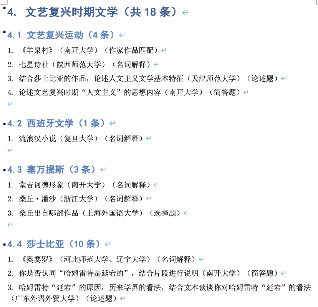 2026外国文学真题分阶段整理:这4个规律,可能决定你今年能不能上岸 第8张