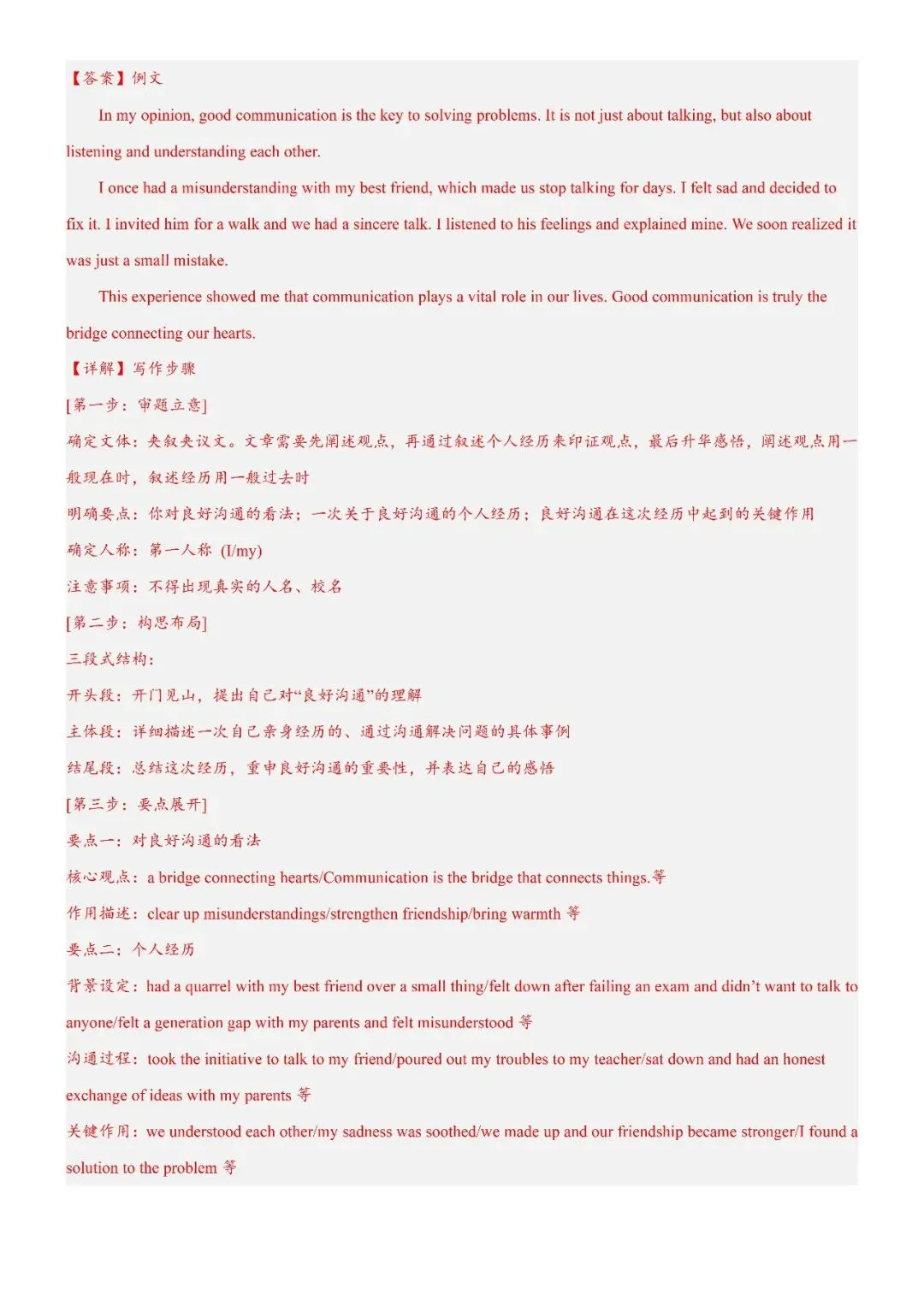 【中考作文押题】2026年中考英语书面表达考前押题(上海) 第40张