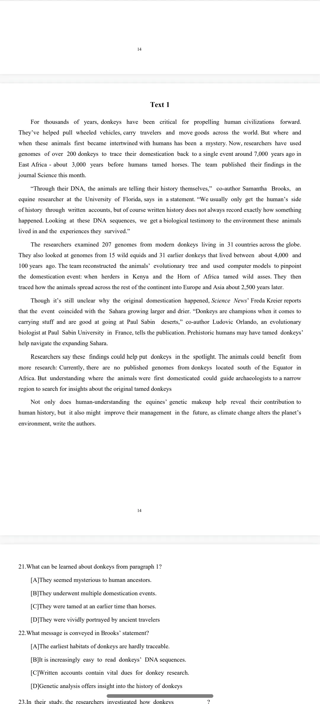 2026 考研英语真题 英一英二 1980-2026 全套 PDF 可打印 第4张