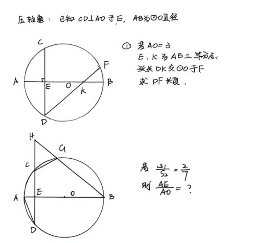 下午出分!萧中科创最全回忆版数学真题附解析来了! 第15张 下午出分!萧中科创最全回忆版数学真题附解析来了! 第15张