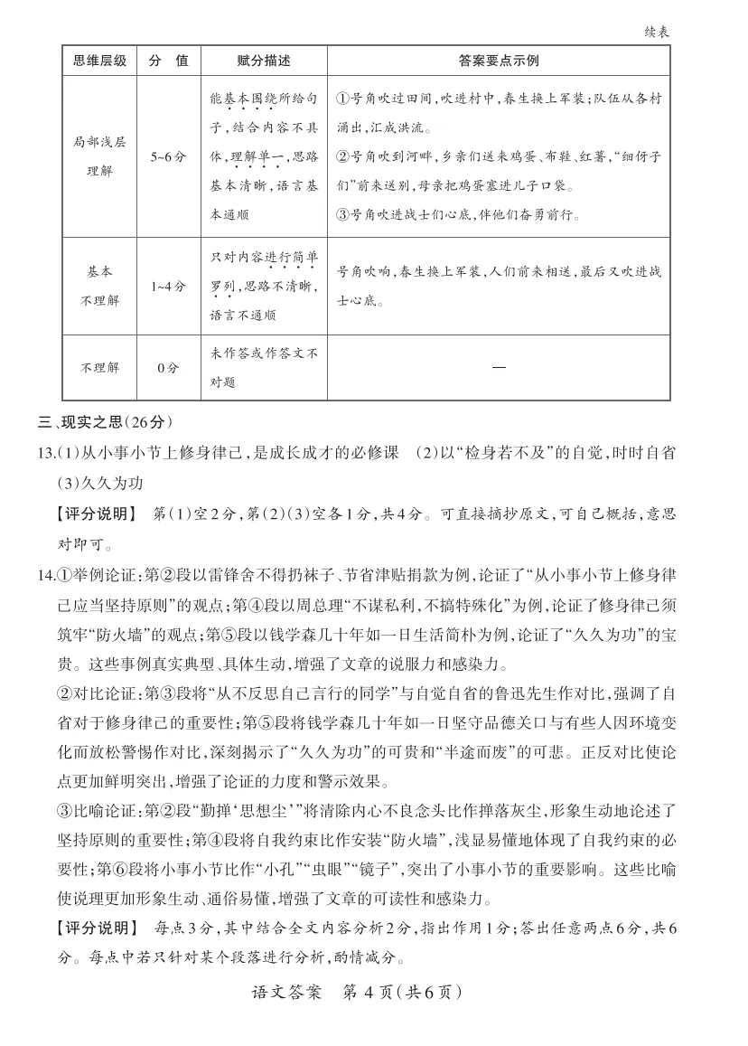 山西2026年中考模拟试题及答案! 第12张 山西2026年中考模拟试题及答案! 第12张