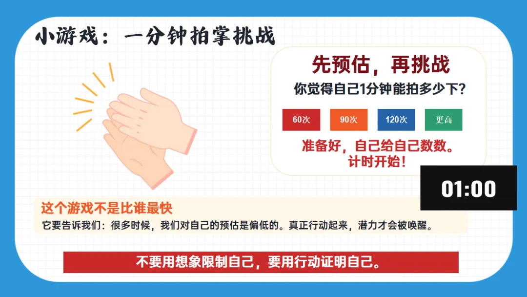 【初三】中考冲刺主题班会——决战30天,我们勇攀高峰!【35页PPT+逐字稿】 第10张 【初三】中考冲刺主题班会——决战30天,我们勇攀高峰!【35页PPT+逐字稿】 第10张