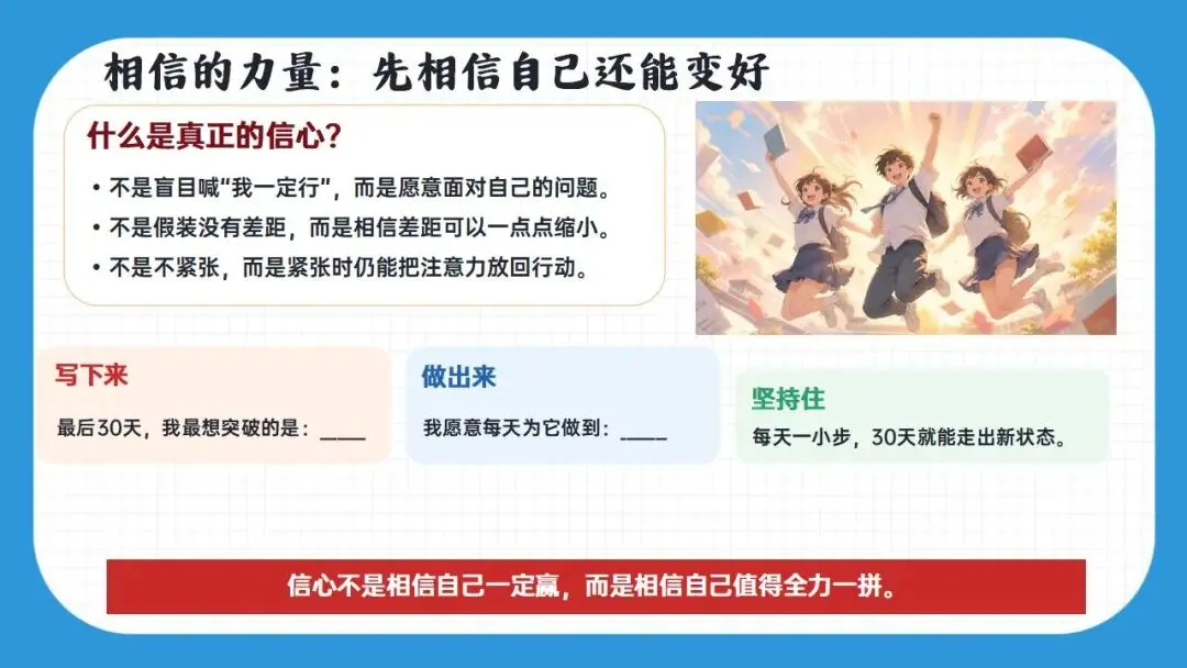 中考冲刺,决战30天!太燃了! 第10张