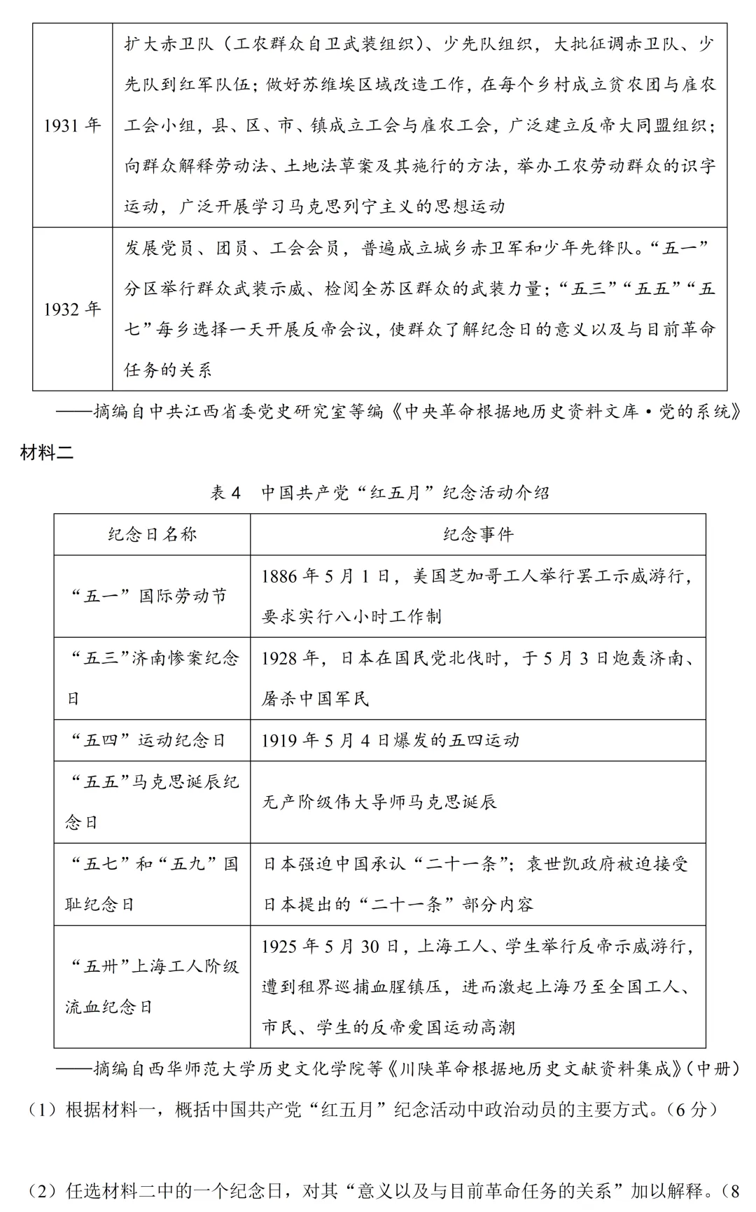最新模考| 2026届河南省高三高考预测卷(一)历史试题和答案 第6张