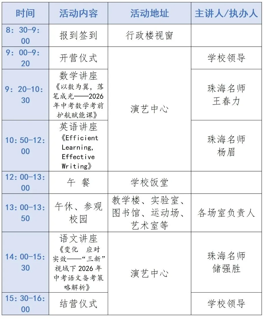 珠海中考名师天团空降!!2026年“鲲鹏营”来了,阳西一中盛邀初三学子共赴鲲鹏之约,见证冲刺的锋芒与力量!!! 第12张 珠海中考名师天团空降!!2026年“鲲鹏营”来了,阳西一中盛邀初三学子共赴鲲鹏之约,见证冲刺的锋芒与力量!!! 第12张