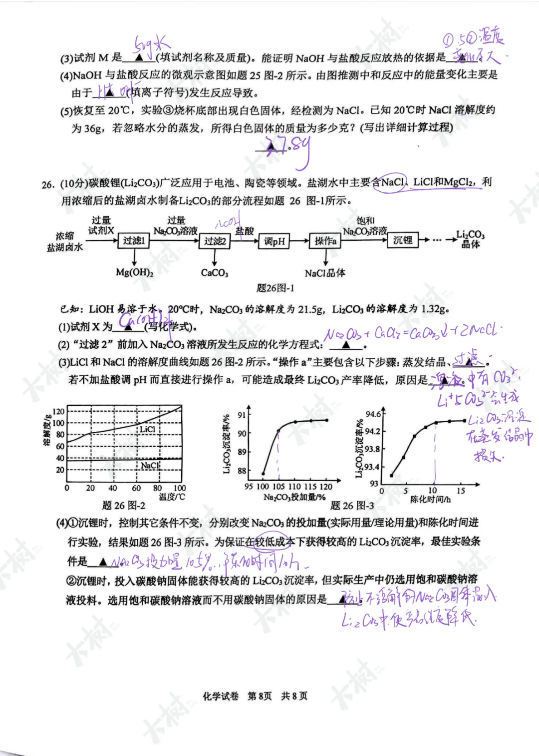 【25一模】新区一模化学试卷答案 第11张
