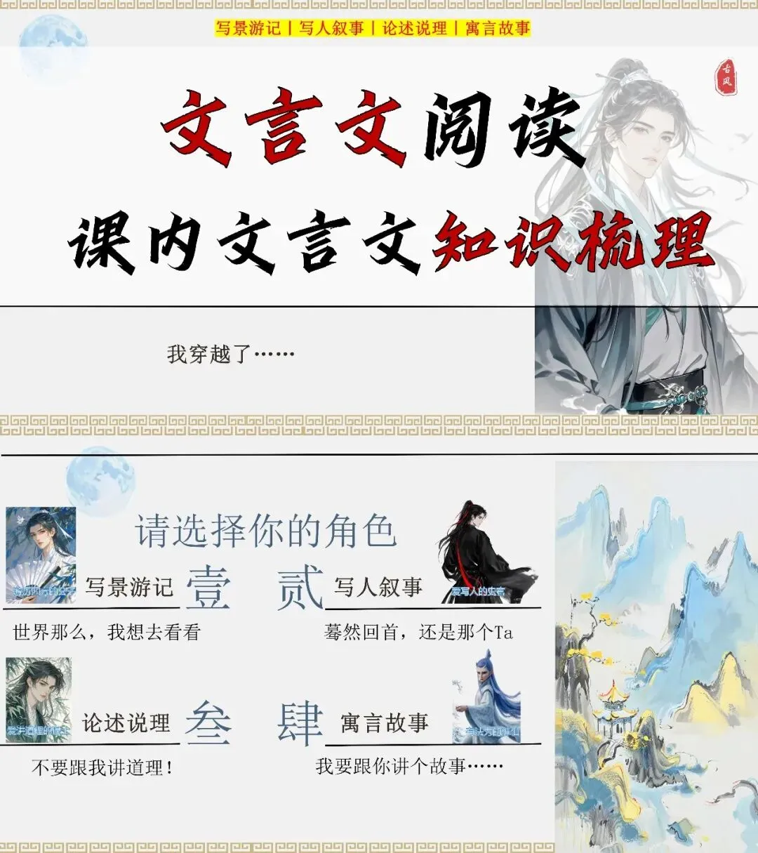 中考文言文阅读复习课简案 第1张