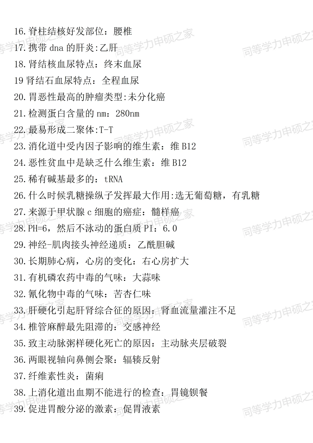 【西医综合真题110题对答案】2026年同等学力临床医学西医综合估分!最新 第2张