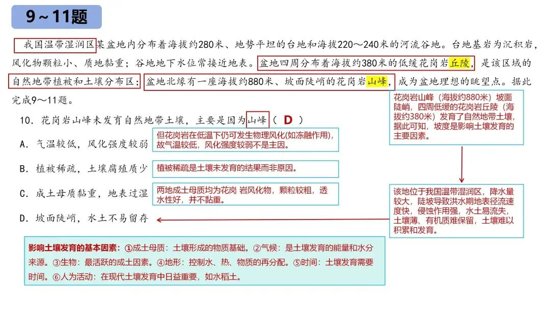 【真题解析】——2025年地理高考全国卷 第9张