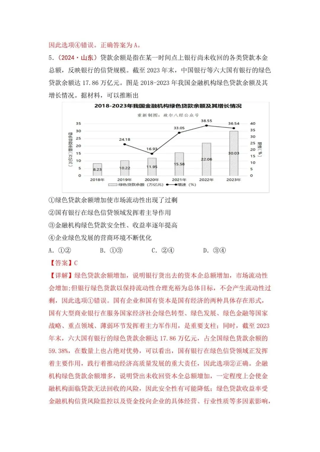 高考政治|山东高考真题选择题集萃(2023-2025) 第24张 高考政治|山东高考真题选择题集萃(2023-2025) 第24张