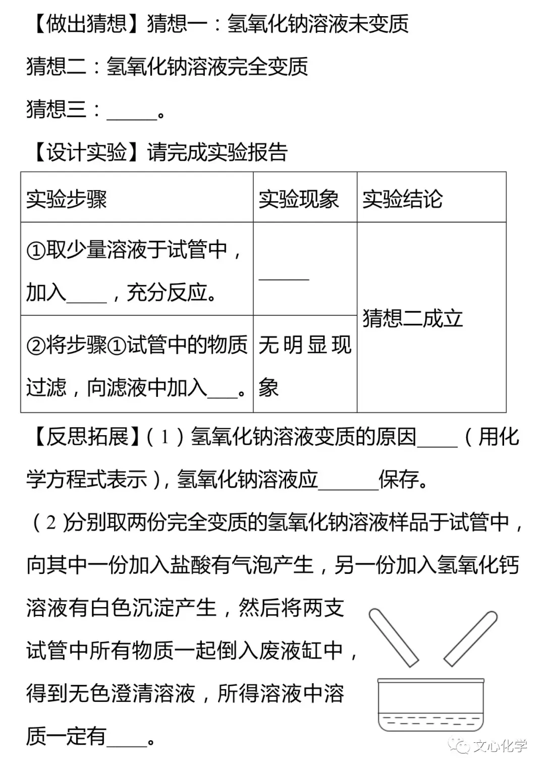【中考专练】《科学探究》专题精练(分享打印版) 第8张 【中考专练】《科学探究》专题精练(分享打印版) 第8张