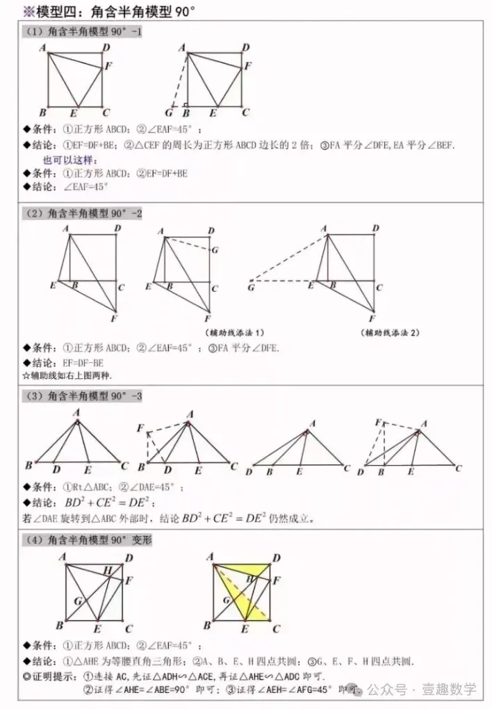 中考数学|90%难题都出自这8个几何必考模型-第5张图片-四季读书网