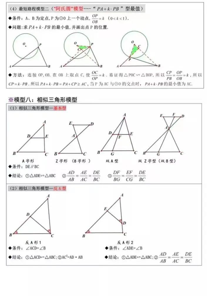 中考数学|90%难题都出自这8个几何必考模型-第10张图片-四季读书网