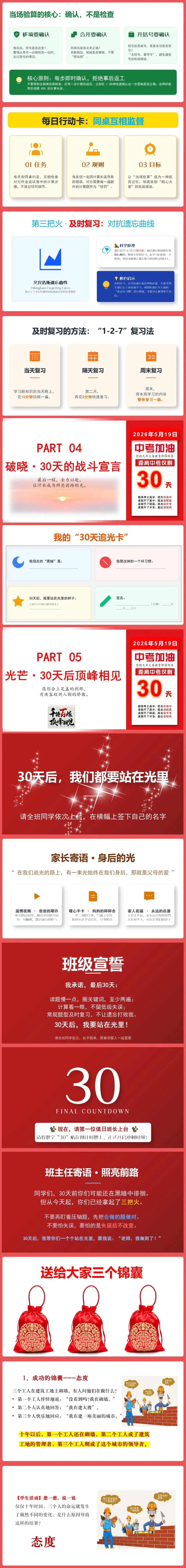 中考倒计时30天|班主任直接拿来用的励志主题班会课件(附逐字稿) 第5张