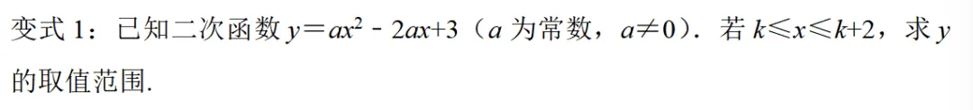 中考二轮专题复习4:含参二次函数 第6张