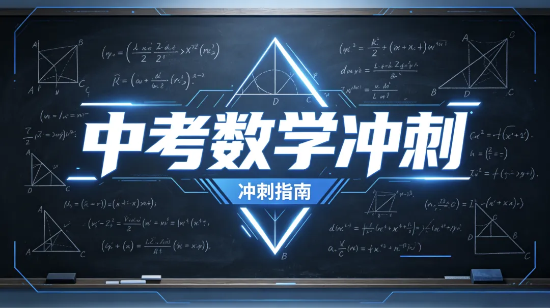距中考仅剩20天,初中数学高效提分指南:抓准重点,稳拿高分 第1张
