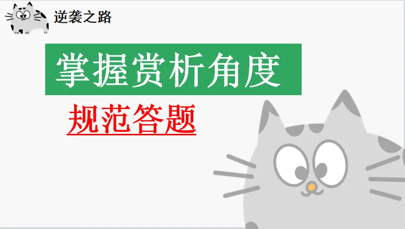 【中考复习课例】文学作品阅读——鉴赏技巧(赏析题) 第7张