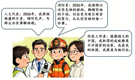 2026年中考《道德与法治》时政热点押题猜想九 2026年新年贺词 第5张